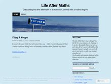 Tablet Screenshot of lifeaftermaths.wordpress.com