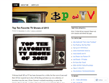 Tablet Screenshot of bpontv.wordpress.com