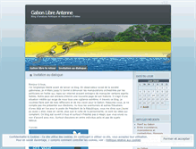 Tablet Screenshot of gabonlibre.wordpress.com