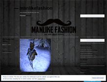 Tablet Screenshot of manlikefashion.wordpress.com