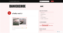 Desktop Screenshot of daniekehoe.wordpress.com