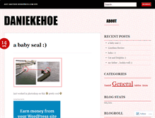 Tablet Screenshot of daniekehoe.wordpress.com