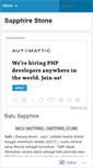 Mobile Screenshot of batusapphire.wordpress.com