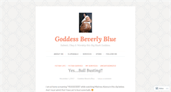 Desktop Screenshot of beverlyblue.wordpress.com