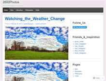 Tablet Screenshot of 2600photos.wordpress.com