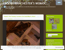 Tablet Screenshot of enquiremanchester.wordpress.com