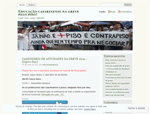 Tablet Screenshot of educacaoemgreve.wordpress.com