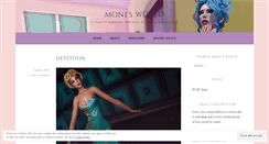 Desktop Screenshot of monisworldsl.wordpress.com