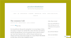 Desktop Screenshot of preacherswifeintheknow.wordpress.com