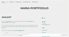 Desktop Screenshot of mariamolder.wordpress.com