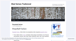 Desktop Screenshot of obatvarisestradisional.wordpress.com