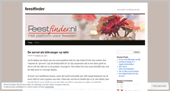 Desktop Screenshot of feestfinder.wordpress.com