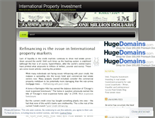 Tablet Screenshot of internationalproperty.wordpress.com