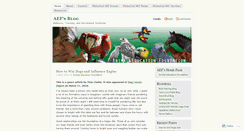 Desktop Screenshot of animaleducationfoundation.wordpress.com
