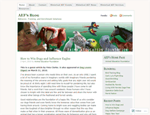 Tablet Screenshot of animaleducationfoundation.wordpress.com