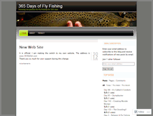 Tablet Screenshot of 365flyfish.wordpress.com