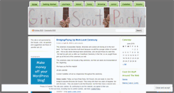 Desktop Screenshot of girlscoutparty.wordpress.com