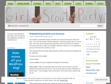 Tablet Screenshot of girlscoutparty.wordpress.com