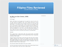 Tablet Screenshot of filipinofilms.wordpress.com