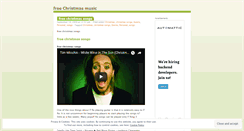 Desktop Screenshot of freechristmasmusic.wordpress.com