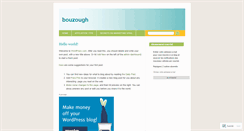 Desktop Screenshot of bouzough.wordpress.com