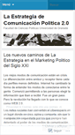 Mobile Screenshot of marketingpolitico2008.wordpress.com