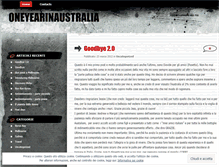 Tablet Screenshot of oneyearinaustralia.wordpress.com