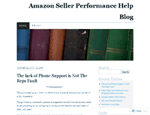 Tablet Screenshot of amazonsellerperformancehelp.wordpress.com