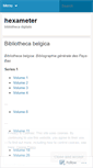Mobile Screenshot of hexameter.wordpress.com