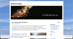 Desktop Screenshot of entomophily.wordpress.com