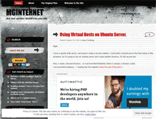 Tablet Screenshot of mginternet.wordpress.com