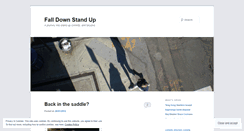 Desktop Screenshot of falldownstandup.wordpress.com