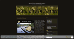 Desktop Screenshot of naturallyinnature.wordpress.com