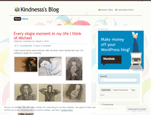 Tablet Screenshot of kindnesss.wordpress.com