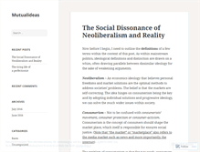 Tablet Screenshot of mutualideas.wordpress.com