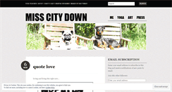 Desktop Screenshot of misscitydown.wordpress.com