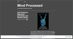 Desktop Screenshot of mindprocessed.wordpress.com