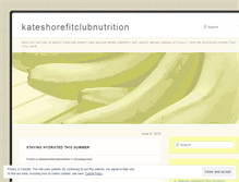 Tablet Screenshot of kateshorefitclubnutrition.wordpress.com
