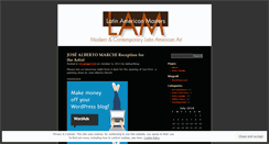 Desktop Screenshot of latinartblog.wordpress.com