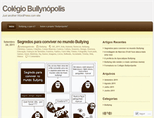 Tablet Screenshot of bullynopolis.wordpress.com