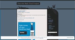 Desktop Screenshot of mathmaniacs.wordpress.com
