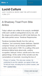 Mobile Screenshot of lucidculture.wordpress.com