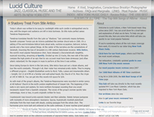 Tablet Screenshot of lucidculture.wordpress.com