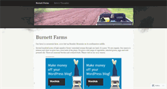 Desktop Screenshot of burnettfarms.wordpress.com