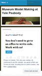 Mobile Screenshot of museummodelmaking.wordpress.com