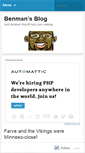 Mobile Screenshot of benwriting.wordpress.com