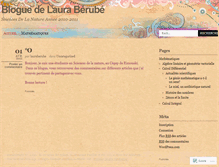 Tablet Screenshot of lauraberube.wordpress.com