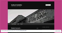 Desktop Screenshot of kulturnikolektiv.wordpress.com