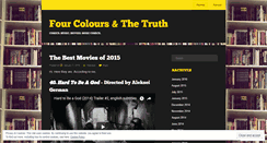 Desktop Screenshot of fourcoloursandthetruth.wordpress.com