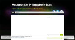 Desktop Screenshot of mountainsky.wordpress.com